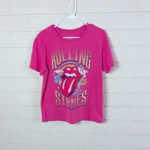 The Rolling Stones Pink Band Tee size M